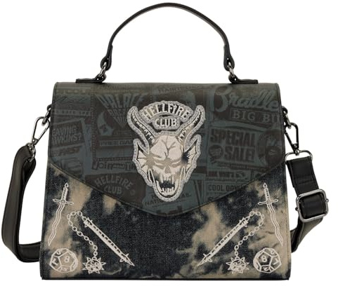 Loungefly Stranger Things 5 Hellfire Club Crossbody Bag