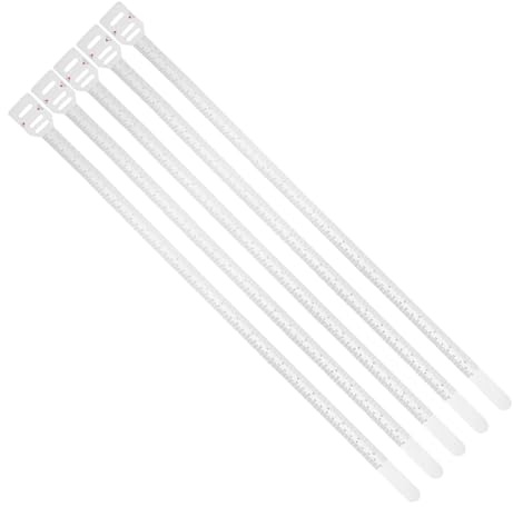 Generic 5piezas Cinta Métrica Para Circunferencia Cabeza De Bebés Unidades Cinta Métrica De Reutilizable Para Medir La Cabeza Cintura y Pequeños Objetos