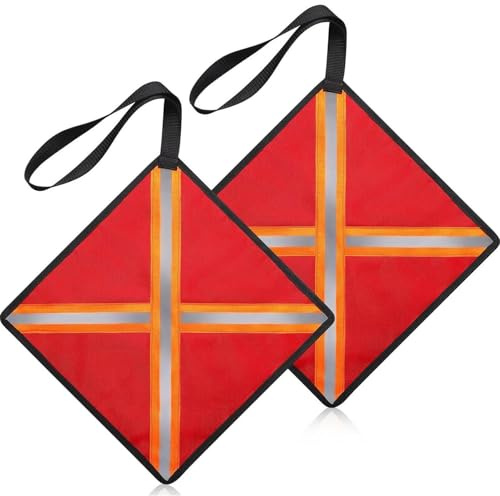 Fanion Pour Kayak - Drapeaux De Sécurité Réfléchissants À Haute Visibilité - Accessoire Réfléchissant Antidérapant 2 Pièces Pour Bateau Canoë Randonnée Nautique Sports Extérieurs Âges