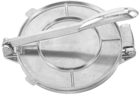 ABOOFAN Prensa Para Tortillas De Aluminio Manual Para Masa Uniforme Herramienta Para Empanadillas Dumplings y Pasteles Accesorio Versátil Para Cocina Casera