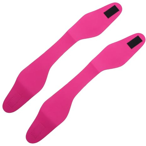 MOTHNUR 2pcs Swimmer Headband Waterproof Head Bands Waterproof Headband Ear Protectors for Ear Tubes Adult Women Rosy