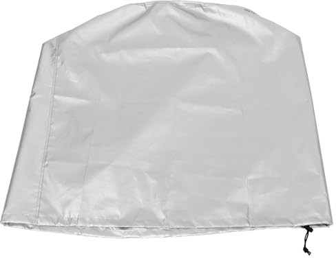 Housoutil Copertura per Barbecue in Poliestere Resistente All’Acqua 58X77 CM Coulisse Copertura Protettiva Anti-Uv per Barbecue da Giardino e