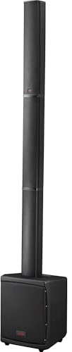 HH Audio Tensor GO Sistema PA de Columna portátil Alimentado por batería – Altavoz Todo en uno Recargable de 800 W con subwoofer de 8 Pulgadas, Mezclador de 4 Canales, Audio Bluetooth, con Bolsa de