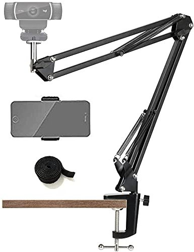 Etucro Webcam Ständer - Scherenarm Aufhängung für Logitech C920, C930, C922, C615 & andere 1/4 Geräte