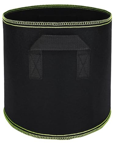 Vlies Pflanztasche Pflanzenzuchtbeutel Pflanzenzuchtbeutel für Tomaten, Kartoffeln und Erdbeeren, 15 Gallonen Blumentopf Pflanzen Grüne Pflanztasche Schöne Anzuchttasche Grow Bag Verdickter Filz