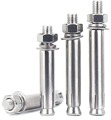 1 Stück M16 × 200 mm 304 Edelstahl Zug-Dehnschraube Bolzen Schwerlast-Ankerbolzen für den Bau