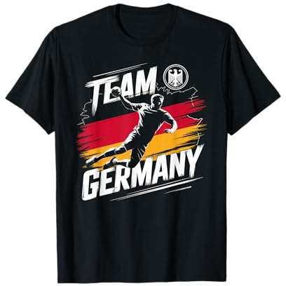 Handball Deutschland Trikot Handballspieler Handballspiel T-Shirt