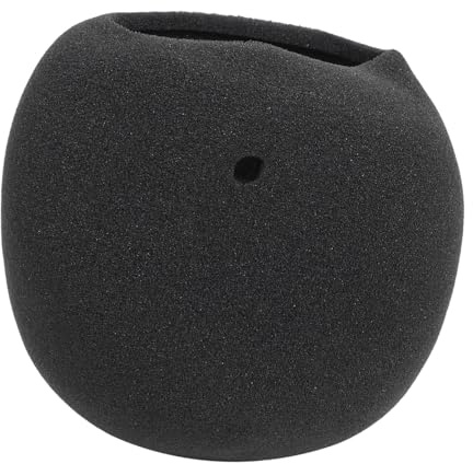 Hemobllo Windproof Sponge Cover for Snowball Microphone Mic Protector Accessory for Ktv Singing and Studio Use Microphone Cover Blowout Prevention