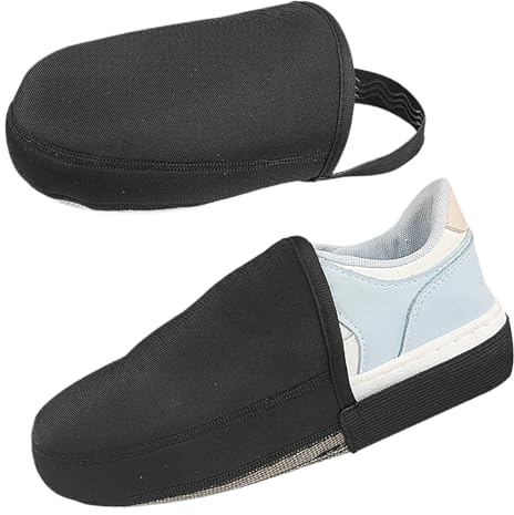 Cykling galoscher – neopren polyester silikon | halvlängd cykel tåskydd med ihålig | klämfri cykelsko tåskydd för vinterridning, vägcyklingar, vindskydd, flerfärgad, Medium