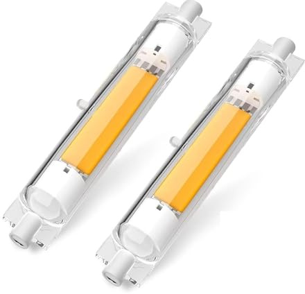 ACAATVE R7S LED 118mm Dimmbar 30W Naturweiß 4000K | 118 mm LED Leuchtmittel für 300W J118 Halogenlampe, 360°Abstrahlwinkel, Kein Flimmern für Stehlampe Wandleuchte Deckenfluter, AC 230V-240V, 2 Stück