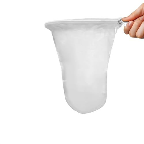 5.3 Large Thai Tea Strainer - Ultra Fine Mesh Сloth Strainer, with Stainless Steel Handle, Reusable, Easy to Clean - Coffee & Tea Filter Suitable for Milk, Juice, Vine & Сottage Сheese Filtering