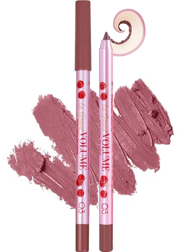 Vivienne Sabó Gel Lipliner Le Grand Volume Sharpenable, Long-Lasting Smudge-Proof Lip Liner & All-Over Lip Color, Creamy Precision Formula, Comfortable Wear, 03 Cold nude