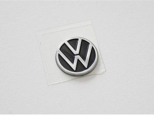 Volkswagen 5H0837891FOD emblem bilnyckel tändnyckel fjärrkontroll plakett klistermärke 10 mm, med ny VW-logotyp