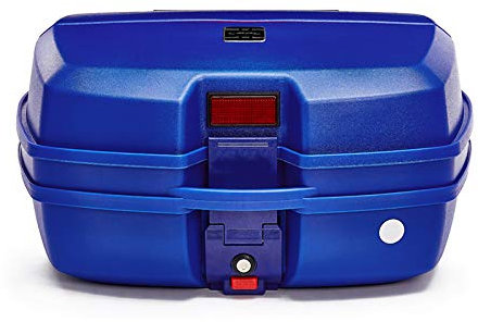 WANGPP Universal Motorcycle Top Case Heckkasten, 42L Motorgepäck mit großer Kapazität, mit Rückenlehne und Schnellverschlusssystem (mehrere Farben erhältlich)