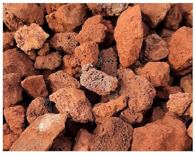 JARDIN202 - Piedra de Grava Volcánica | Saco de 20 litros | 2 Sacos de 6/12 -