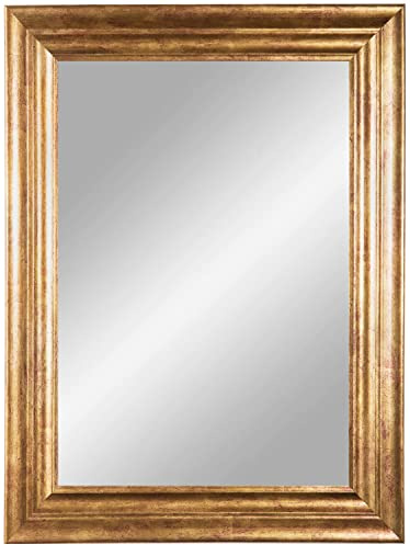 Online-GalleryKing Wandspiegel nach Maß 100 x 80 cm Gold Barock Shabby Vintage für | Flur | Badezimmer | Wohnzimmer | Schlafzimmer | Spiegel Rahmen OGK-EH22