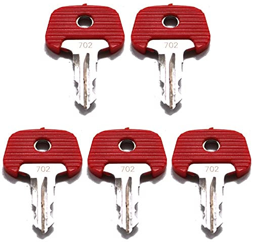 5 Pz Sostituzione 702 Chiavi di Accensione Pianta Chiave Start per JUNGHEINRICH 702 Stapler KOMATSU Carrello elevatore Pallet Chiave di Ricambio