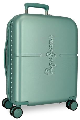 Pepe Jeans Highlight Kabinenkoffer, blau, 40 x 55 x 20 cm, ABS, integrierter TSA-Verschluss, 37 l, 2,76 kg, 4 Doppelräder, Handgepäck, Handgepäck, von Joumma Bags, blau, Kabinenkoffer