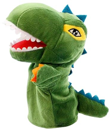 Teksome Marionnettes de Dinosaures à Main, marionnettes de Dinosaures pour, Marionnettes à Main en Peluche, Marionnettes à Main pour Un Jeu de rôle imaginatif, marionnettes à Main pour, marionnette
