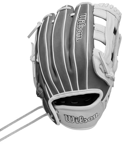 Wilson Herbst 2024 A1000® IF12 Infield Fastpitch Softball-Handschuh, 30,5 cm, Weiß/Grau, für Rechtshänder