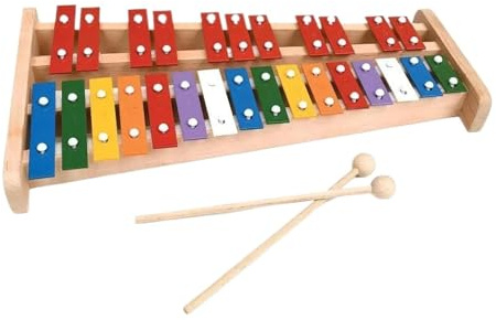 Xylophon-Instrument Professionelles Holz-Xylophon Schlaginstrumente Xylophon Mit 25 Noten(MULTI)