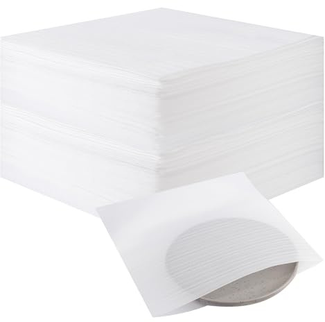 WUFANC Förpackningsmaterial 100 stycken, bubbelplast kuvert 20 x 20 cm, skumförpackning flyttförpackning för flyttkartonger kartonger porslin glas vinflaskor frakt