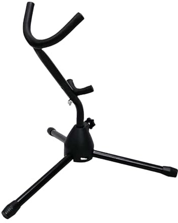 Saxophonständer Zusammenklappbarer, verstellbarer und stabiler Halter | Saxophon-Ständer Dreibeinbasis Saxophon-Halter Für Musik, Jazz, Orchester, Übung, Auftritt, Studio, Zuhause Und Schule