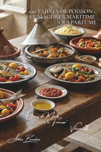 100 tajines de poisson : le Maghreb maritime qui parfume: Citrons confits, épices orientales, olives... l'Afrique du Nord en version marine