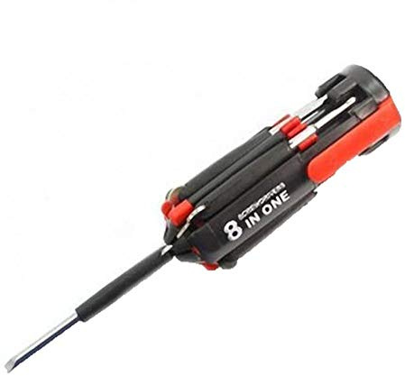 Aeromdale 8 in 1 Multi Portable Screwdriver Tools Set with 6 LED Torch