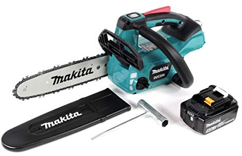 Makita DUC 254 T1 18 V Brushless Tronçonneuse sans fil 25 cm + 1x Batterie 5,0 Ah - sans Chargeur