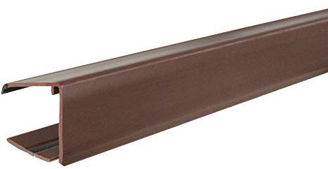 Brown, 1m Ultraframe 25mm End Closure Polycarbonate Glass Conservatory Sheet Trim