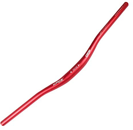 WAKE Manubrio Bici in Lega di Alluminio, Manubrio Riser Bar Largo Extra Lungo, Bicicletta Manubrio per Downhill Ciclismo Corsa per Strada MTB Mountain Bike, 31,8 mm x 720 mm (Rosso)