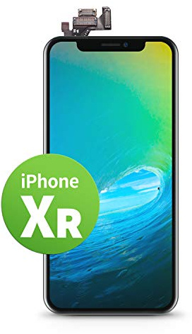 GIGA Fixxoo Pantalla para iPhone XR en Calidad A+ | Pantalla de Intercambio iPhone XR con solidez de Color Completa y Ajuste Pantalla iPhone XR Pantalla Retina LCD
