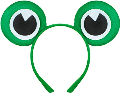 Balinco Frosch Haarreif | Haarreifen | Froschaugen | Crazy Frog Headband als Accessoire für das das perfekte Kostüm als Frosch für Erwachsene