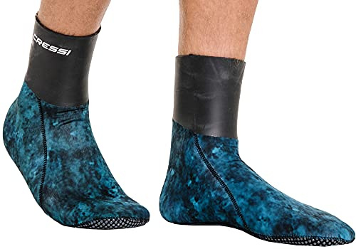 Cressi Sarago Socks - Diving and Apnea Socks Ultra Stretch Neoprene available in 3 or 5 mm, Unisex Adult