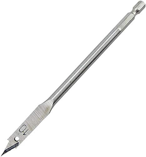 Flat Spade Wood BIT 10MM X 152MM | Drill BITS Woodworking Tools, 1 X Qty - WSB10
