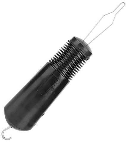Alvinlite Gancho de botón Ayudas para vestirse Ropa de Acero Inoxidable Herramienta de Ayuda para Botones Dispositivo de Ayuda para Botones para Personas Mayores discapacitadas