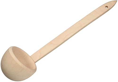 KOTARBAU® Schöpfkelle Küchenlöffel aus Holz 38 cm Suppen- und Saucenlöffel