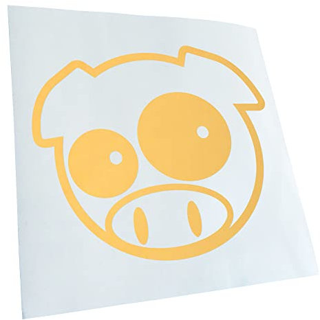 Autoaufkleber - JDM Schwein - Heckscheibe Auto Aufkleber wetterfest für Kfz LKW Mofa Truck - Sticker außen selbstklebend Tuning Zubehör für Fenster Fahrzeug Scheibe