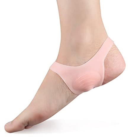 Calcetines con almohadilla para el arco del pie, almohadilla de corrección del pie plano de silicona, soporte para el arco del pie, masaje, absorción de impacto, plantilla de tamaño medio, almohadilla