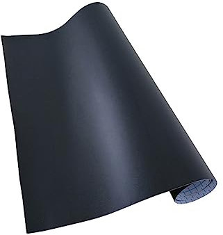 EXCEART 2 Stück Pvc Tafelaufkleber 45x200cm Abnehmbar Wiederverwendbar Kreidetafel Wandfolie Schwarz Für Büro Klassenzimmer Zuhause