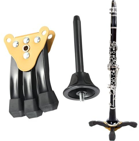 Ruwshuuk Blasinstrumentenständer,Stativständerhalter | Einfach zu verwendender universeller, langlebiger, wasserdichter, faltbarer Oboenständer für Flöten- und Holzblasinstrumente