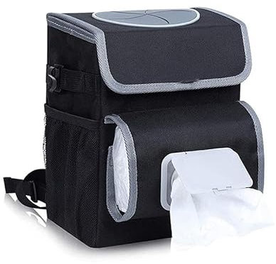 Iconic Mazu Car Bin – Compact, Stylish, and Durable Car Interior Trash Can for Front Seat | Essential Car Accessories for Neat Interiors