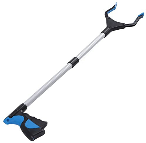 Cosiki Grabber Reacher Tool, Pick Up Stick Grabber mit Arbeitssparendem Müllgreifer aus Aluminiumlegierung, Klappbares Pickup-Werkzeug, Tragbares Müllsammler-Greifwerkzeug für