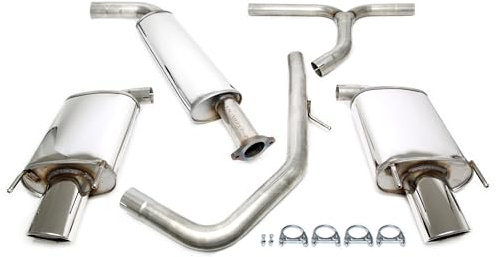TA Technix Duplex Sportauspuffanlage aus Edelstahl mit 90x120mm oval gebörtelt, mit EG Zulassung, Art.-Nr. 02OP015-25D