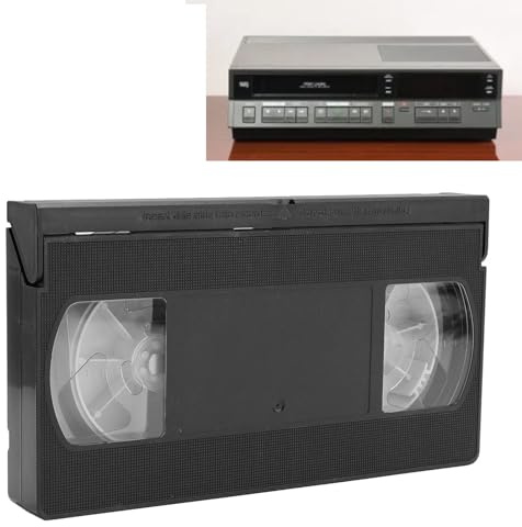 VCR VHS Head Cleaner, Audio & Video Head Cleaners, återanvändbar återanvändbar Videospelare Huvudrengöringsverktyg med Torr Teknik Ingen Vätska Krävs