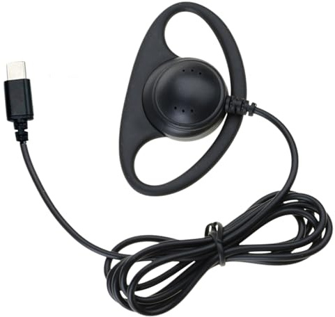 Auricolari USB C/3,5 mm a lato singolo per cuffie auricolari con filo singolo per telefoni cellulari e notebook