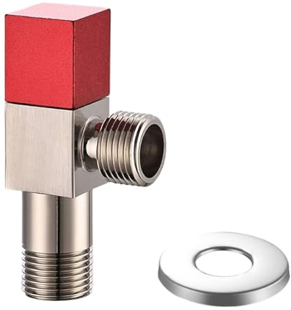 Valvole di controllo dell'acqua ad angolo di arresto dell'acqua di arresto 1/4 per cucina, bagno e WC cucina