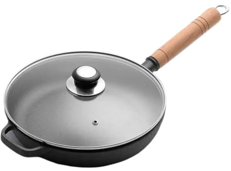 KHAOL Padelle Per Crepe In Ghisa, Padella Senza Crepiera Rivestimento