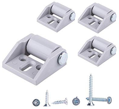 Set di mini rotelle, in gomma, solo 16 mm, con perno girevole in metallo e supporto in plastica, adatte per mobili e attrezzature, confezione da 4